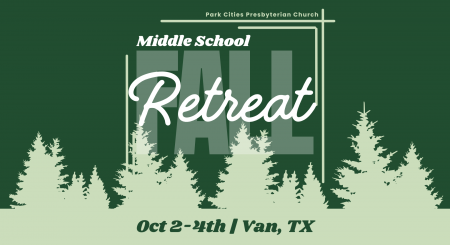Middle School Fall Retreat 2026