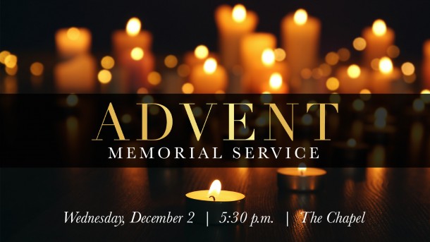 2026 Advent Memorial Service