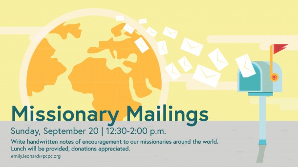 Missionary Mailings September 2026
