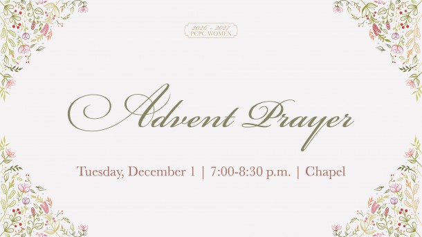 2026 Women's Advent Prayer