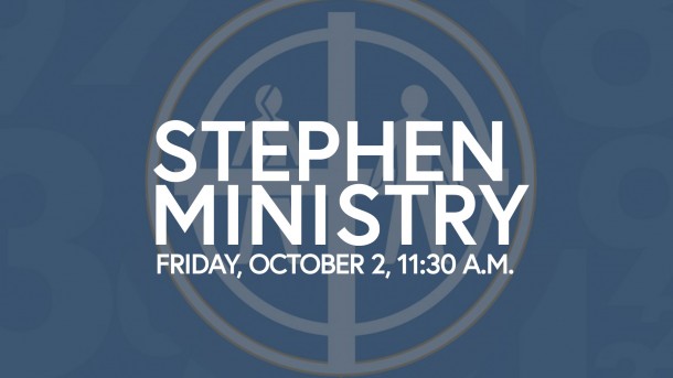 2026 60+ Stephen Ministry